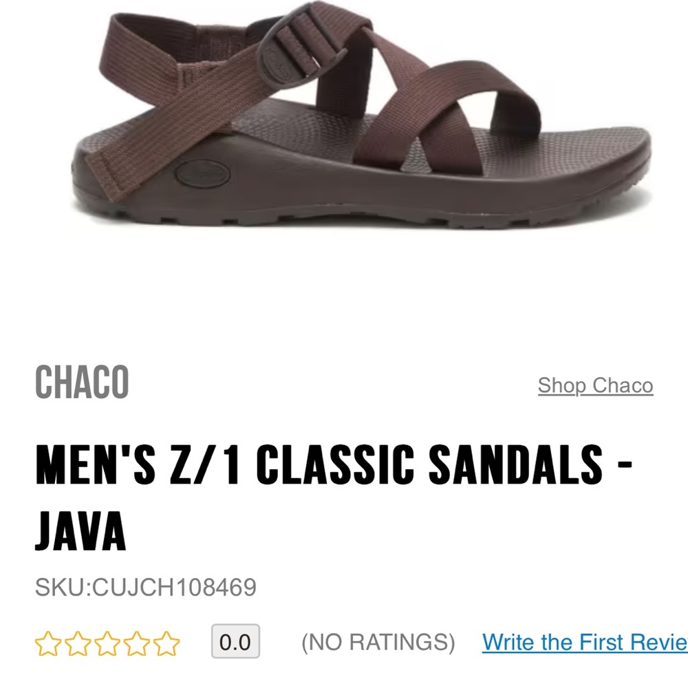 Chaco Brown Sandals with Adjustable Straps and Rugged Outsole